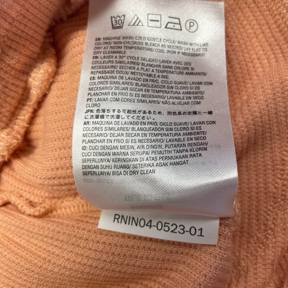 Volcom True to This Waffle Knit Lounge Shorts in Coral, Size Medium, NWOT - Picture 5 of 6